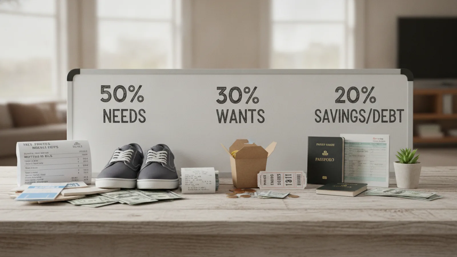 50 30 20 Budget Rule Explained | Bargainbabee